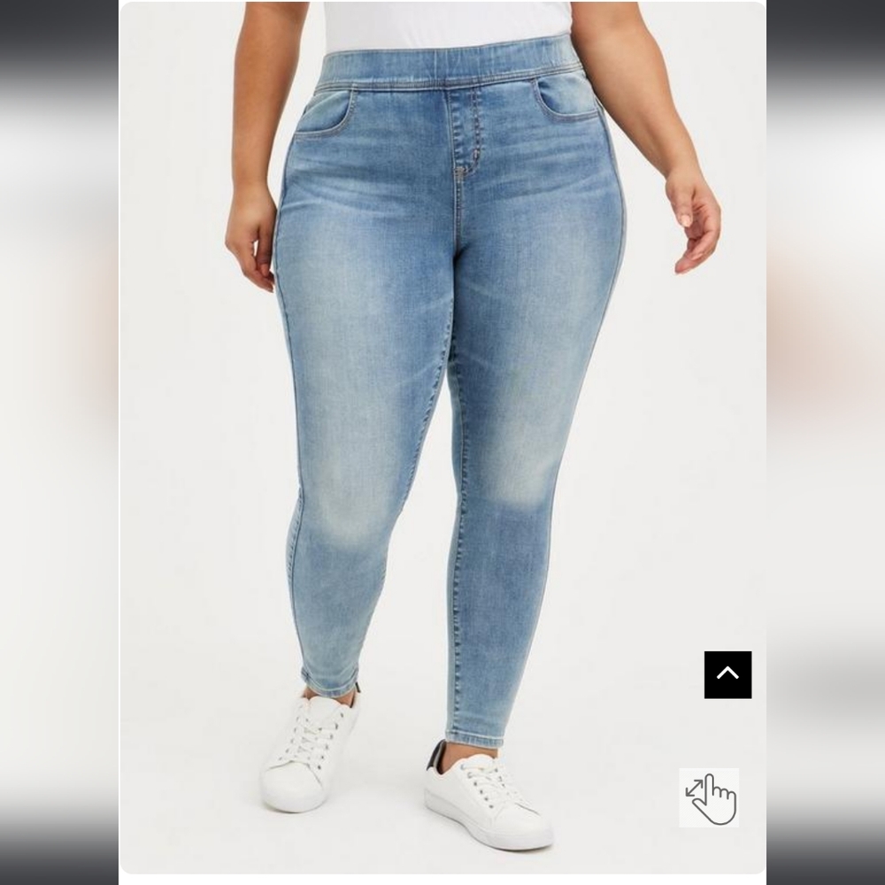NEW! Plus size 1X 14-16 Lean Jean Skinny Super Soft High-Rise Jeans Torrid